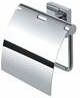 Geesa Nelio Toiletrolhouder met klep Chroom 916808-02 - Foto 1
