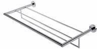 GEESA Nemox Stainless Steel handdoekhouder rvs ronde rozet 102x260x624mm chroom 916552-02