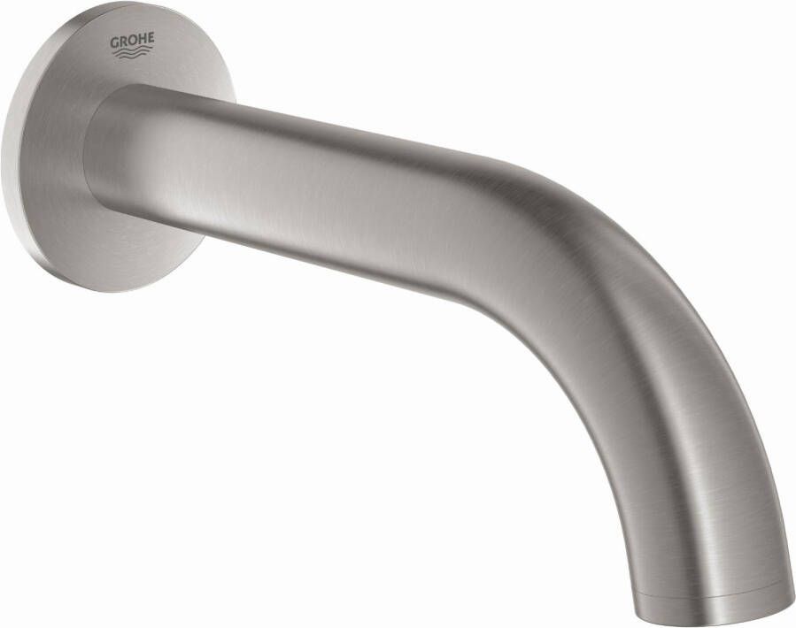 GROHE Atrio New Buisuitloop sanitairkraan wand met mousseur G1 2" 171mm voorsprong uitloop vast supersteel - Foto 2