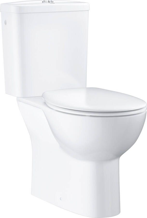 GROHE Bau Ceramic wc pakket duoblokcombinatie AO randloos inclusief toiletzitting met softclose Alpine wit