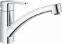 GROHE BauEco keukenmengkraan 231mm uitloop laag draaibaar chroom 31680000 - Thumbnail 2