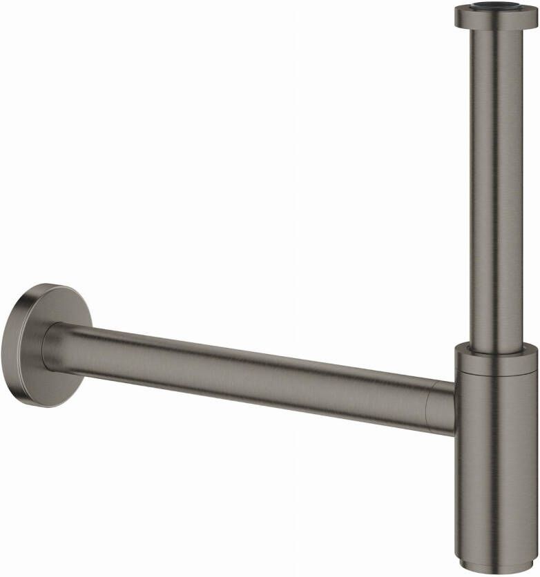 GROHE bekersifon schroefkap tbv reiniging 1.1 4"hard graphite geborsteld 28912AL0