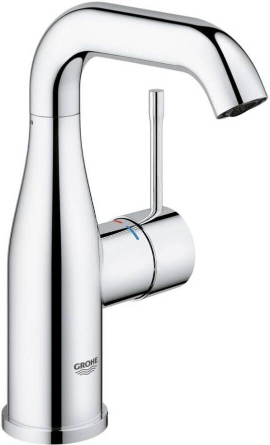 Douche Concurrent Wastafelkraan Grohe Essence New Opbouw Medium Mengkraan Glans Chroom 1 Greeps Draaibaar Uitloop met Waste