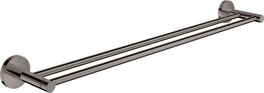 GROHE Essentials Handdoekhouder rond wand 2x stang 2 gats 600mm functioneel hard graphite