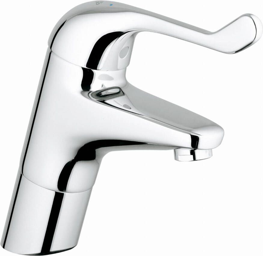 GROHE Euroeco Special Wastafelmengkraan eengreeps 1-gats 183mm hoogte glad 129mm uitloop hoog vast chroom