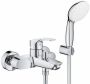 Grohe Eurosmart badkraan met hendel met douchegarnituur chroom 33302003 - Thumbnail 2