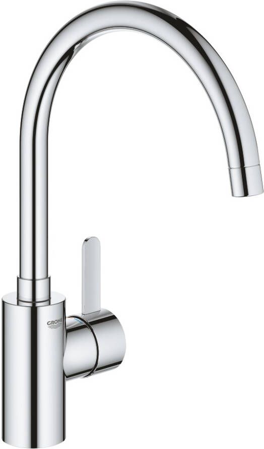 GROHE Eurosmart Cosmopolitan Keukenmengkraan eengreeps 354mm hoogte 223mm voorsprong uitloop hoog draaibaar chroom