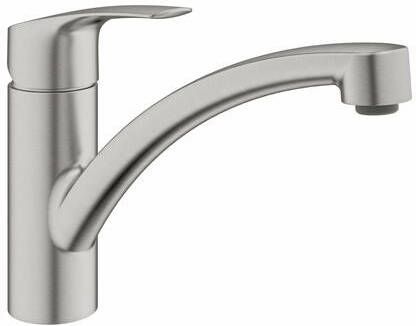 GROHE PROFESSIONAL Grohe Eurosmart keukenmengkraan met lage uitloop supersteel