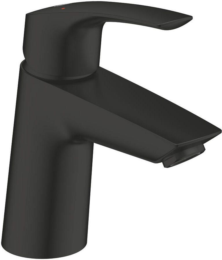 Grohe Eurosmart Wastafelmengkraan S-size met push-open waste schuin matte black 239682433