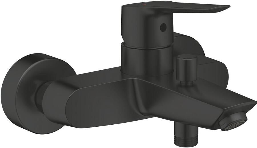 GROHE Eéngreeps bad- douchemengkraan Start 322782432 Mat zwart Opbouwwandmontage Automatische omstelling