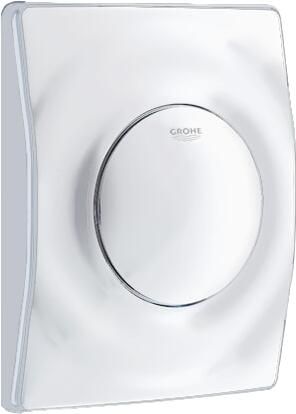 GROHE Surf Bedieningsplaat mechanisch eenknops 144 x 116 x 35mm (LxBxH) kunststof mat chroom - Foto 4
