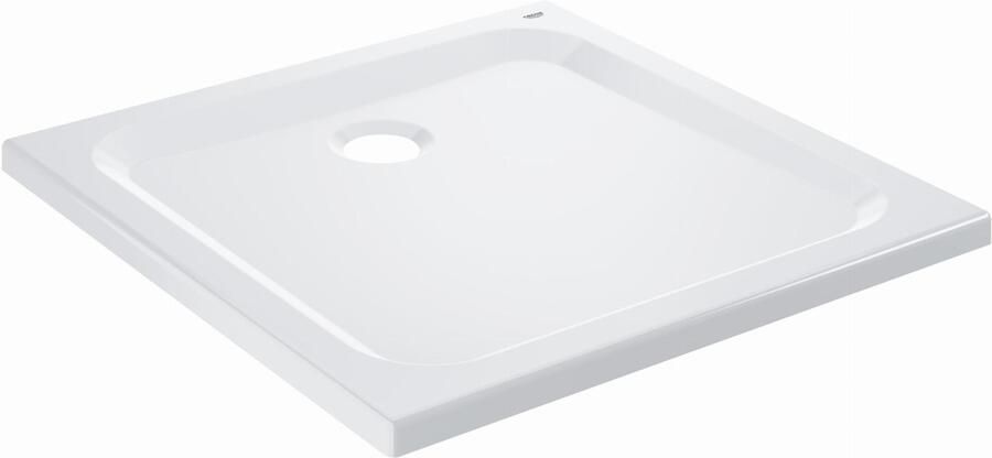 GROHE Universal douchebak 100x100x3cm vierkant anti-slip vuilafstotend 90mm afvoer acryl wit 39300000
