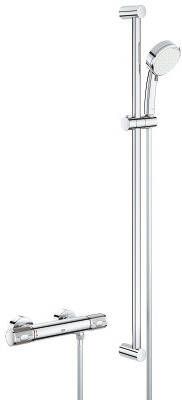 GROHE Grohtherm 1000 Performance comfortset 900mm H.O.H. 150mm met koppeling chroom