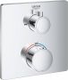 GROHE Grohtherm thermostatische mengkraan voor 2 uitgangen met QuickFix met omstelknop voor badkraan en handdouche met QuickFix chroom - Thumbnail 2