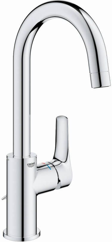 GROHE PROFESSIONAL Grohe Eurosmart L-Size wastafelmengkraan hoog met ketting chroom