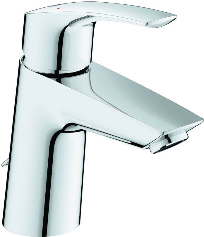 GROHE PROFESSIONAL Grohe Eurosmart S-Size wastafelkraan eengreeps 3 8" met ketting 149mm blad kraangatmontage chroom