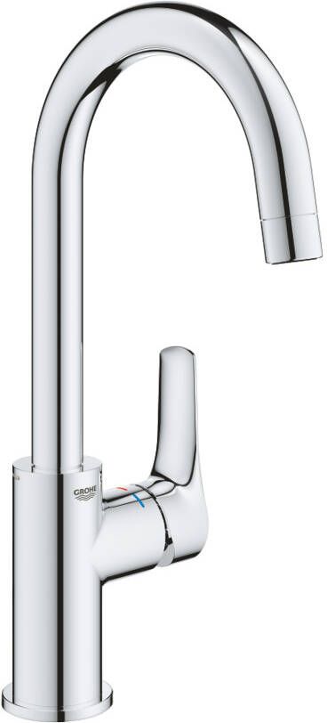 GROHE PROFESSIONAL Grohe Eurosmart wastafelmengkraan hoog gladde body L-size chroom 23970003