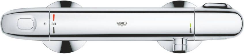 GROHE PROFESSIONAL Grohe Grohtherm 1000 douchethermostaat hoh 150 mm met S-koppelingen CoolTouch chroom 34814003