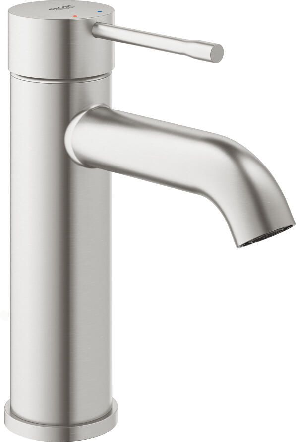 GROHE PROFESSIONAL Grohe Essence New S-size wastafelkraan z.waste supersteel 24172DC1