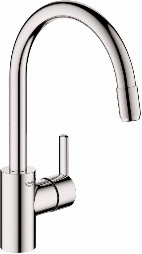 GROHE QUICKFIX Grohe Feel Keukenmengkraan eengreeps mousseur uittrekbaar 360mm hoogte 215mm uitloop draaibaar chroom