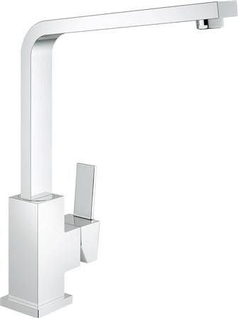 GROHE QUICKFIX Grohe Sail Cube Keukenmengkraan eengreeps 309mm hoogte 285mm hoogte kraanmond 202mm voorsprong uitloop hoog draaibaar chroom