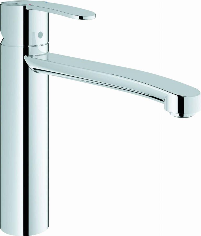 GROHE QUICKFIX Grohe Wave Cosmopolitan Keukenmengkraan eengreeps 241mm hoogte 218mm uitloop draaibaar chroom 31316000