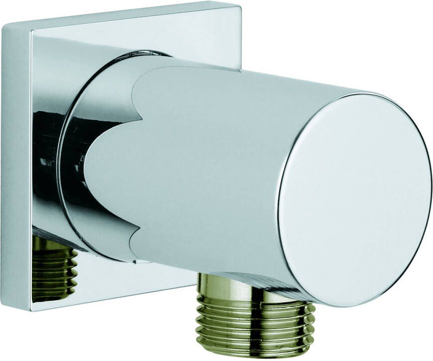 Grohe Rainshower Wandaansluitbocht vierkante rozet chroom 27076000