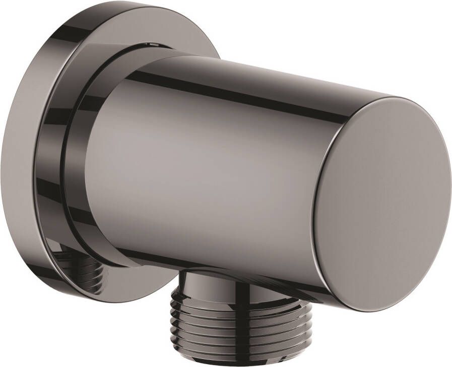 GROHE Rainshower wandaansluitbocht met een ronde rozet Hard Graphite 27057A00