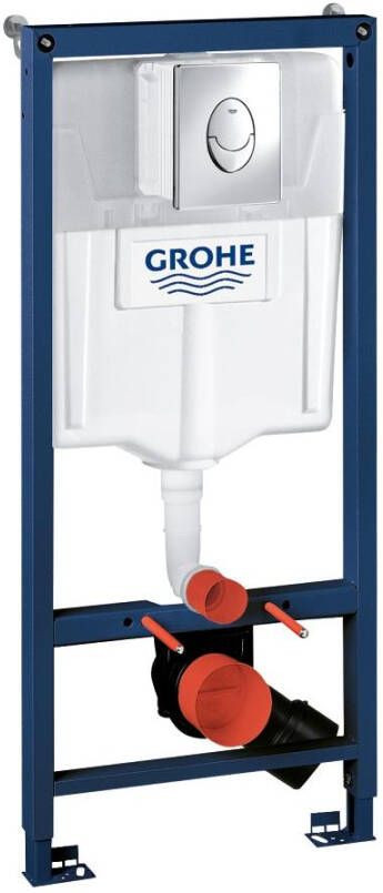 GROHE Rapid SL 3 in 1 set voor toilet met GD 2 reservoir bedieningsplaat Skate Air en wandbevestiging zonder geluiddempingsset