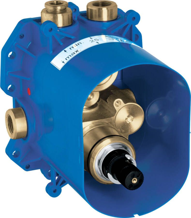 GROHE Rapido inbouwdeel thermostatisch tbv bad (in muur) douche alleen te gebruiken met art.nrs 29094000 29095000 en 29096000