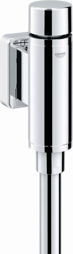 Grohe Rondo urinoirspoeler 1 2 met stopkraan spoelpijp en verbinder vandaalremmen chroom 37342000