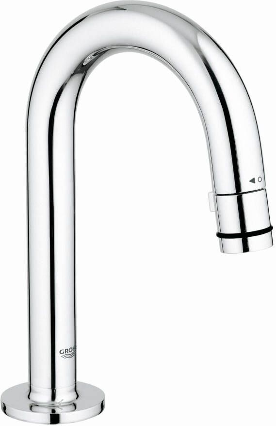 GROHE Universal Toiletkraan draaimechanisme 1-gats bovendeel keramisch 199mm hoogte 113mm voorsprong C-uitloop vast chroom