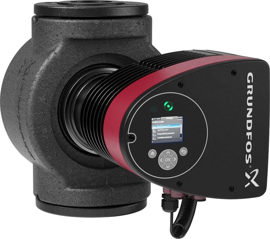 GRUNDFOS Magna3 65-80F gietijzer circulatiepomp DN 65 PN 10 340mm 1x230V 478W 2.12A -10-110C 23m3 h 52kPa 97924296 - Foto 2