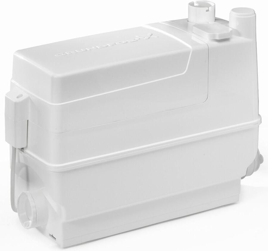 GRUNDFOS sanitairpomp voor het verpompen van afvalwater van maximaal 90 graden.