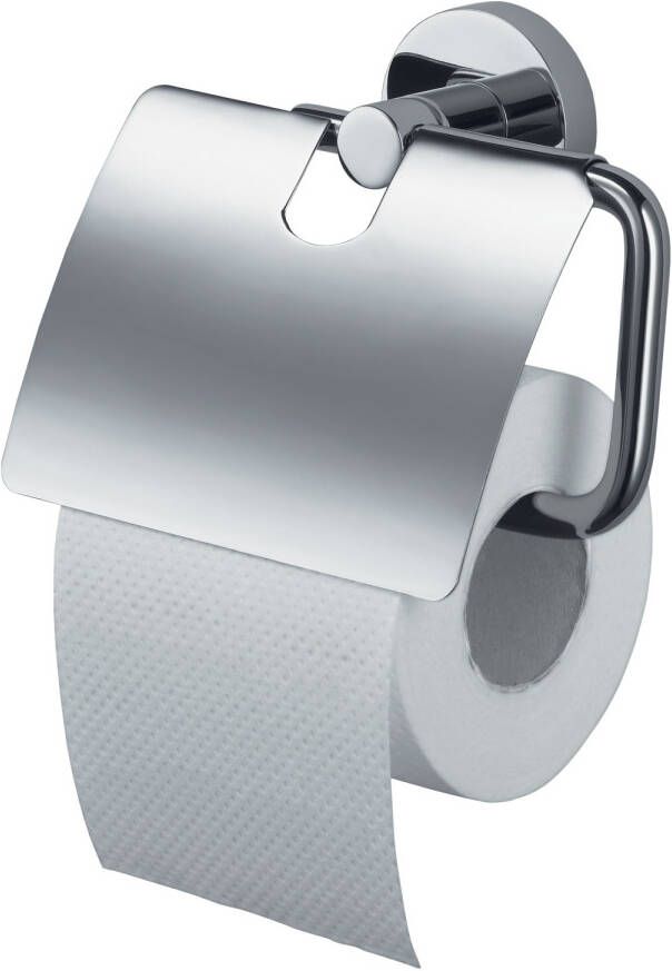 Haceka Kosmos toiletrolhouder met klep 14 3x5x12 9cm chroom
