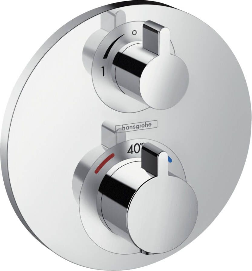 HANS GROHE Ecostat S afbouwdeel inbouwthermostaat met stopkraan chroom