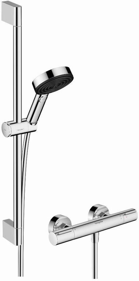 HANS GROHE Hansgrohe Pulsify Select S douchesysteem 105 3 jet Relaxation EcoSmart Element 65cm chroom 24272000 - Foto 2