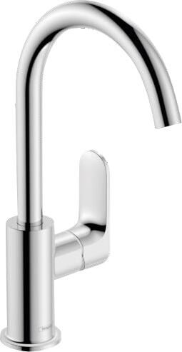 HANS GROHE Hansgrohe Rebris S 210 wastafelkraan met draaibare uitloop en pop-up trekwaste chroom 72536000 - Foto 1