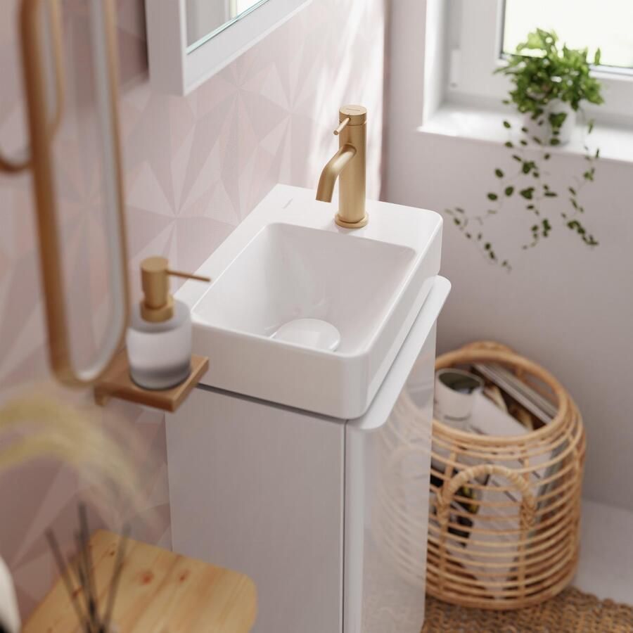 Hansgrohe Tecturis S fonteinkraan 80 met rechte greep voor koud water of vooraf ingestelde watertemperatuur zonder waste Brushed Bronze - Foto 2