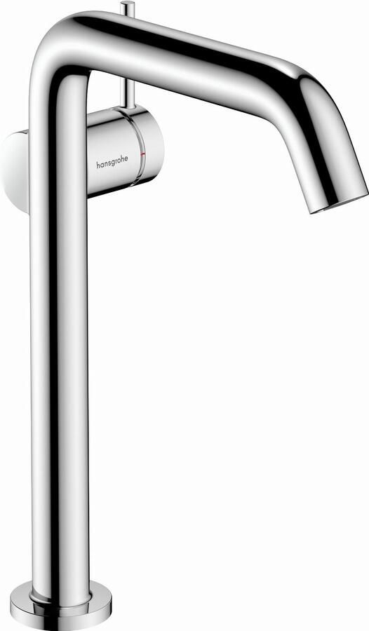 Hansgrohe Tecturis S ééngreeps wastafelkraan 240 Fine CoolStart voor waskommen met afvoerplug chroom