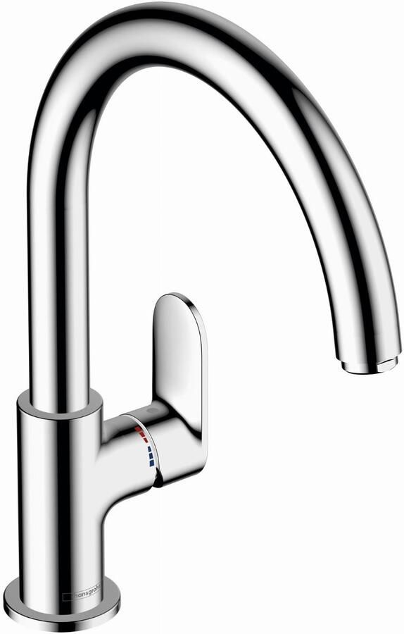 Hansgrohe Vernis Blend M35 ééngreeps keukenmengkraan 210 1jet met draaibare uitloop chroom