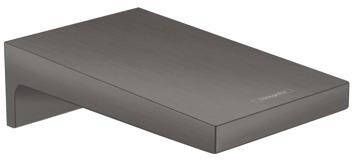 Hansgrohe Metropol baduitloop breed wandmontage voorsprong uitloop 18.5cm brushed black chroom 32543340 - Foto 2