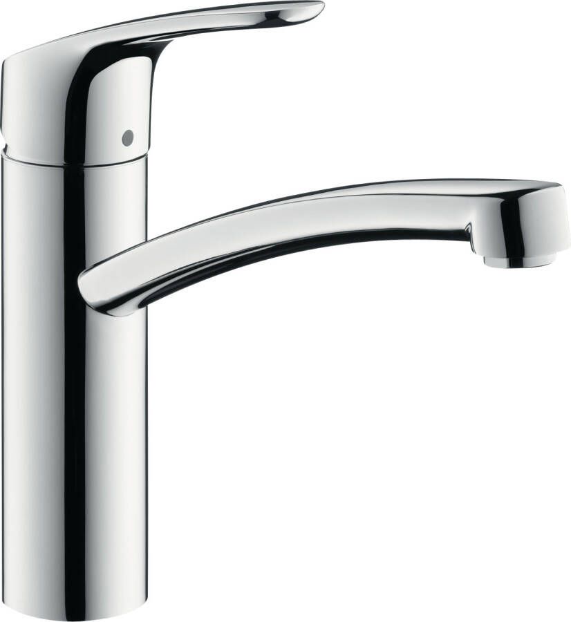 Hansgrohe keukenmengkraan Focus E² chroom voorsprong uitloop 220mm hoogte uitloop 155mm