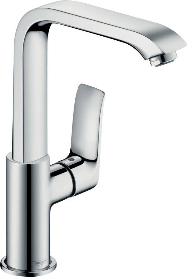 HANS GROHE Hansgrohe Metris wastafelmengkraan eengreeps 1-gats uitloop: draaibaar chroom