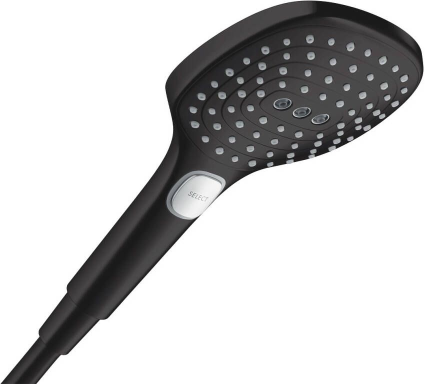 HANS GROHE Hansgrohe Raindance Select E RainAir Handdouche 120mm douchekop 3jet mat zwart