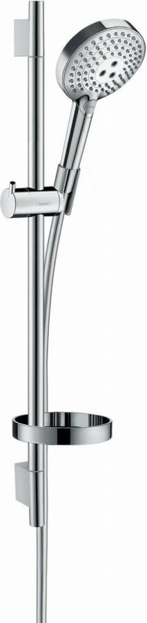 Hansgrohe Raindance Select S doucheset 120 3jet PowderRain met Unica&apos;S Puro glijstang 65 cm chroom