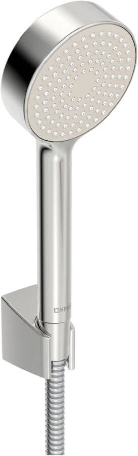 Hansa basicjet badset handdouche 1 jet D95 mm wanddouchehouder antikalktechnologie doucheslang 1500 mm verchroomd 44680113