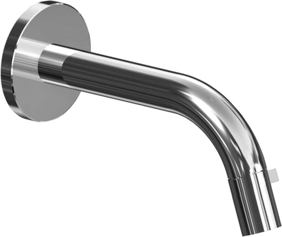 Hansa tapkraan Nova Style chroom voorsprong uitloop 107mm bediening hand wand