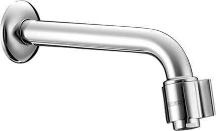Hansa tapkraan Nova chroom voorsprong uitloop 186mm bediening hand wand - Foto 2