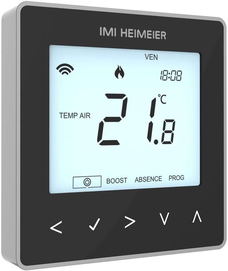 HEIMEIER neoStat v2 ruimtethermostaat zwart 1510-01.507